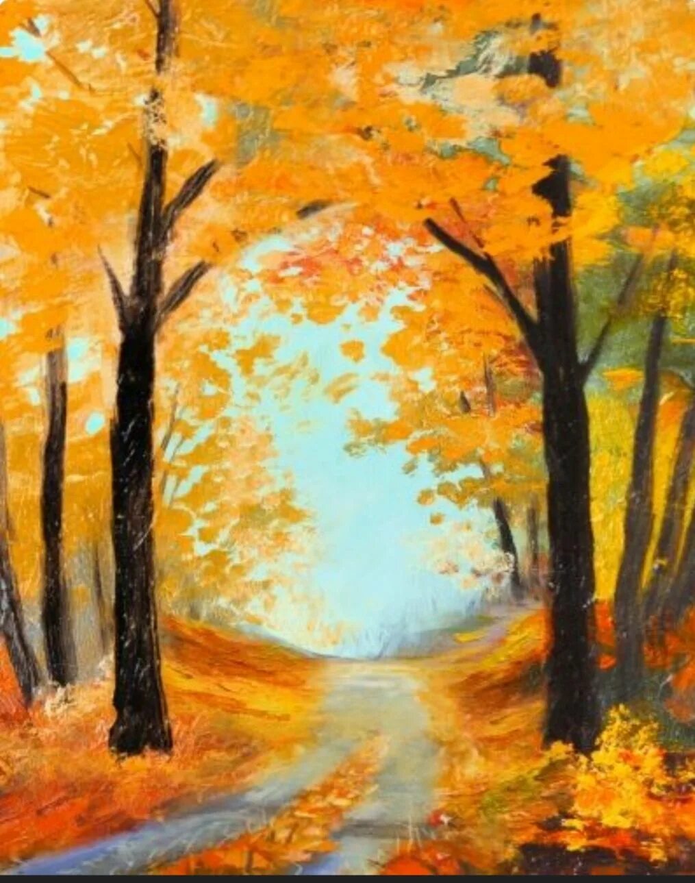 Осень картинки пошагово. Осенний пейзаж гуашью. Рисование осеннего пейзажа. Осенний пейзаж акварелью. Осенний лес красками.