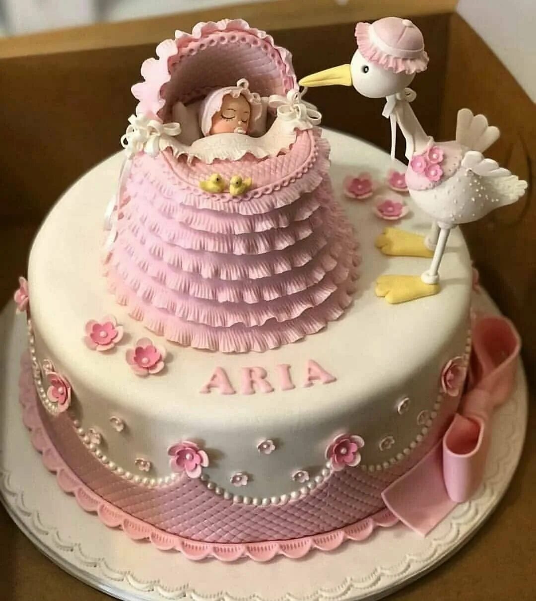 Красивый торт на рождения девочки. Торт на рождение девочки. Торт для новорожденных девочек. Торт на годик девочке. Торт для новорожденной девочки.
