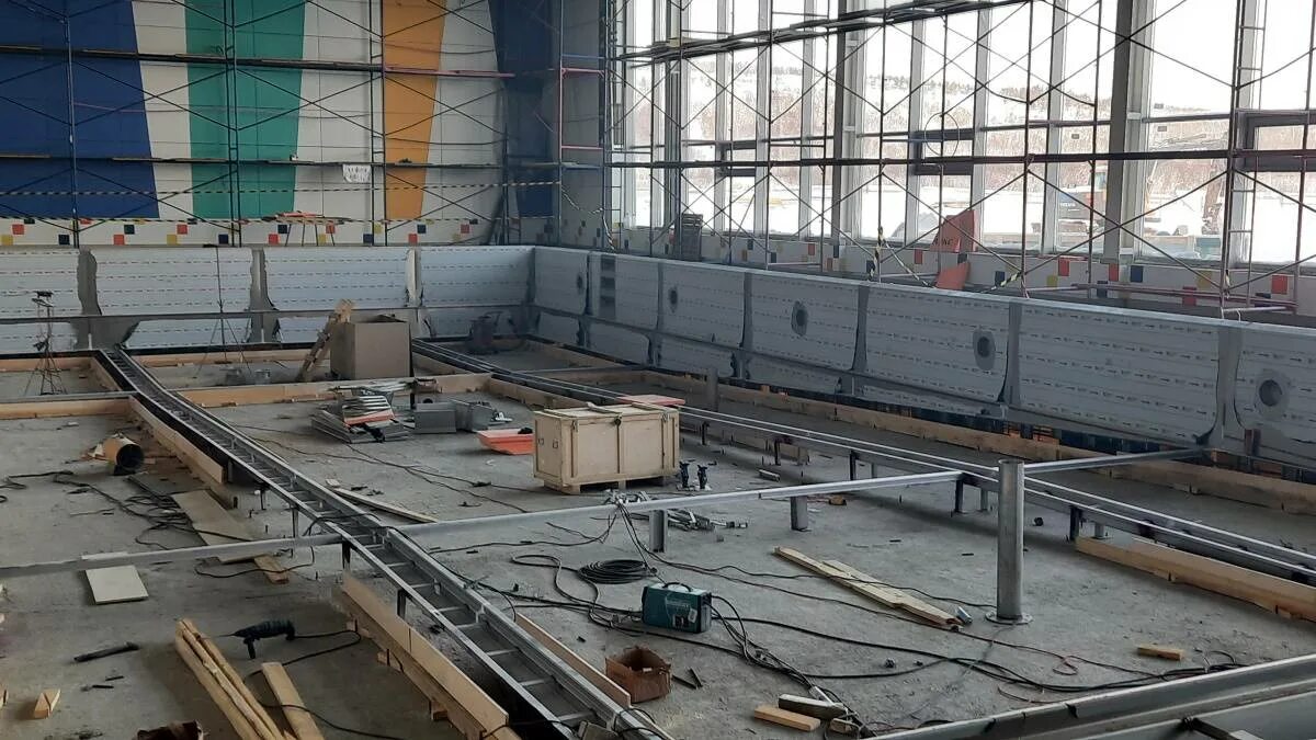 Бассейн в коле. Плавательный бассейн в коле мурманской области. фок в коле мурманской области. ход строительства бассейна. бассейн в коле мурманской.