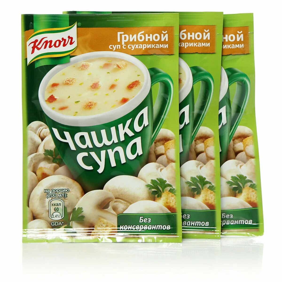 Knorr чашка супа с сухариками