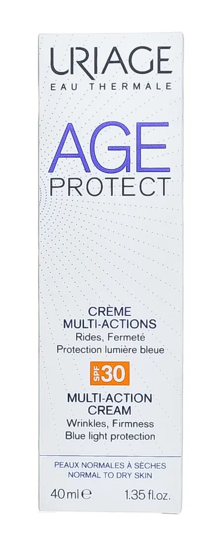 Крем Uriage age protect. Uriage age protect Multi-Action Cream. Uriage age protect Multi-Action Cream SPF 30. Многофункциональный крем spf30 age protect, Uriage.