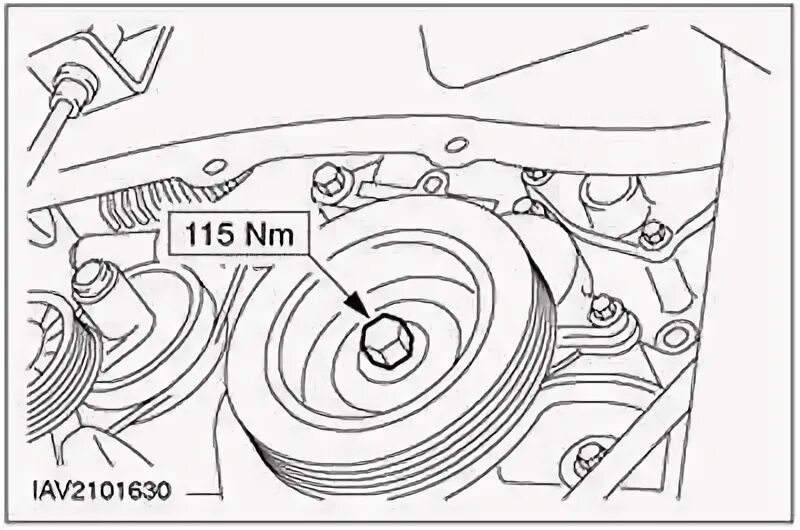 Момент затяжки болта шкива коленвала Форд фокус 2. Затяжка шкива коленвала Форд фокус 2 1.6. Момент затяжки болта коленвала Форд фокус 1.6. Форд фокус 1,8 дизель шкив коленвала.