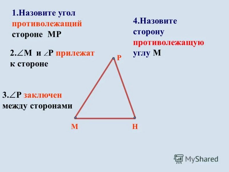 Как называются стороны карт