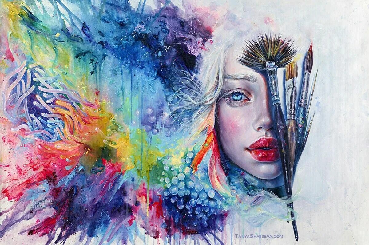 Художник Tanya Shatseva. Tanya Shatseva картины. Таня Шацева (Tanya Shatseva). Красивые рисунки красками.