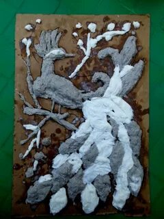 Поделки из туалетной бумаги и клея