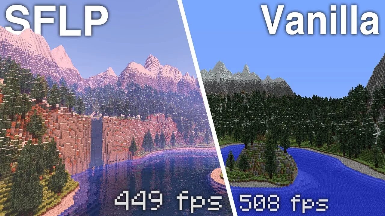 Сравнение шейдеров. Шейдер super Duper Vanilla Shaders. SFLP. Minecraft шейдеры super Duper Vanilla.