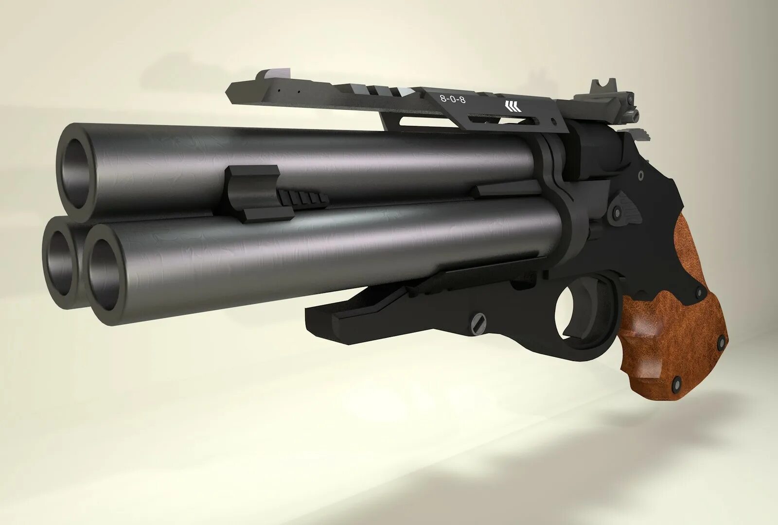 Револьвер дробовик. Killzone 3 Shotgun Pistol. Оружие в 2070.