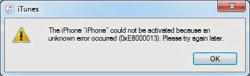 Could not activate remote peer. Could not activate iphone.