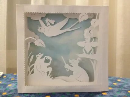 Сказочный персонаж в бумагопластике
