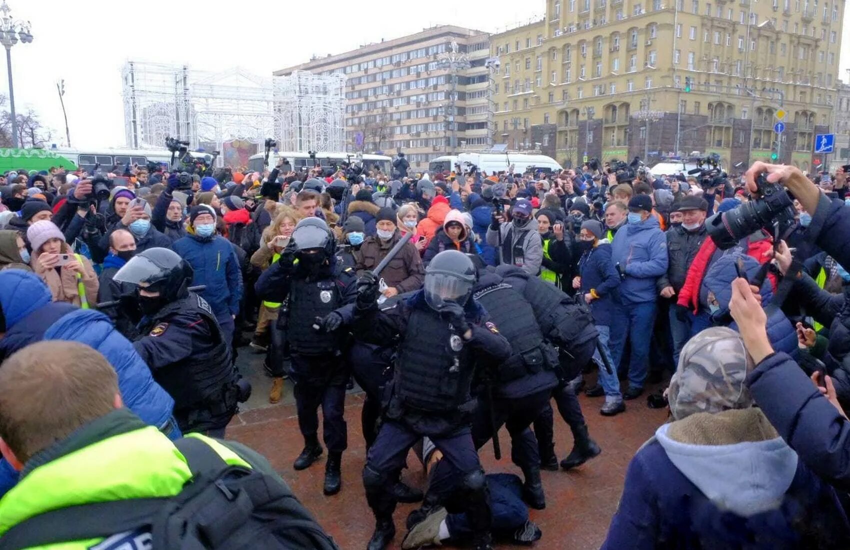 Последние новости дня в москве. Митинг Навального 23 января 2021 Москва. Митинг Навального в Москве. Митинг 23 января Пушкинская площадь.