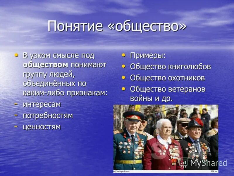 общество в узком. условные социальные группы примеры.