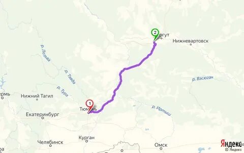 Нефтеюганск сколько километров