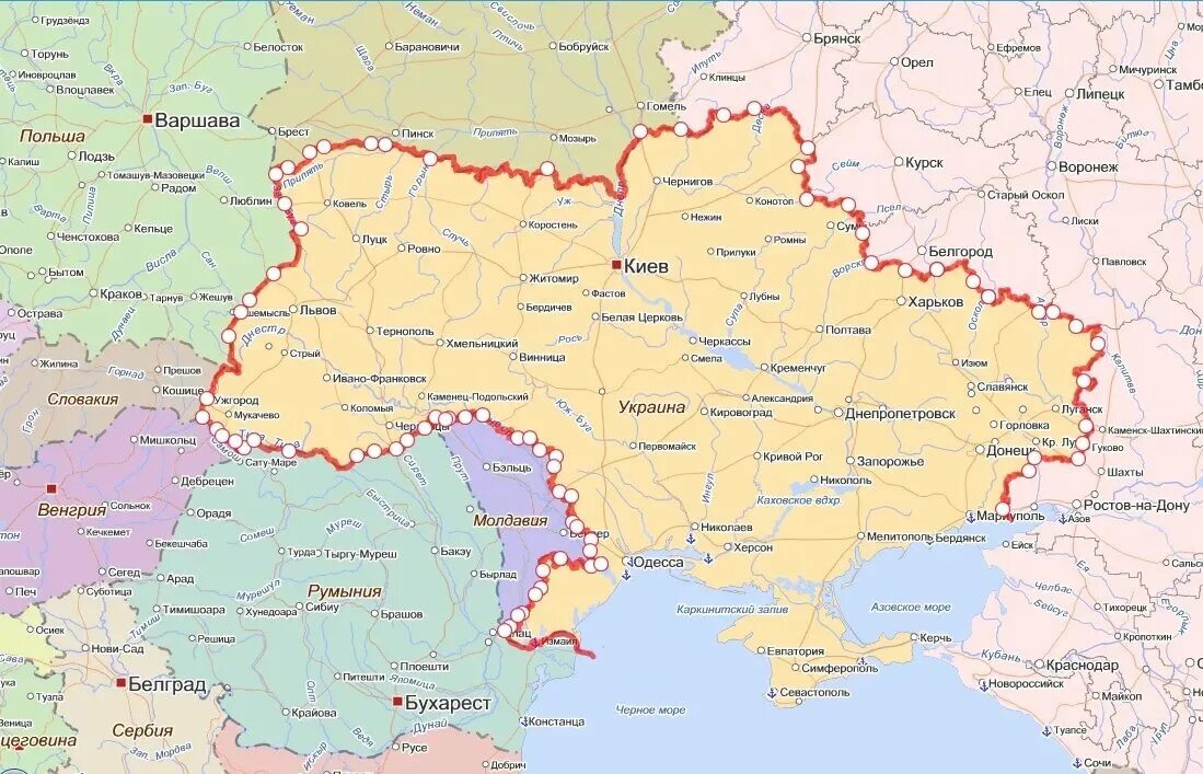 Граница России и Украины на карте. Карта России граница с Украиной на карте. Карта границ Украины с Украиной. Карта Украины границы с Россией карта Украины.