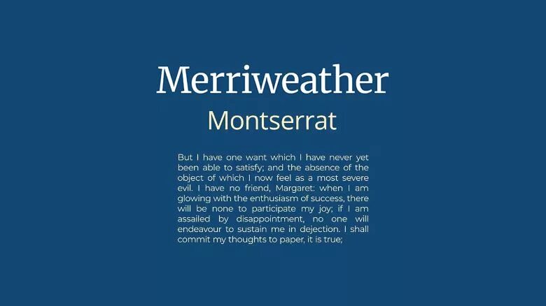 Merriweather шрифт