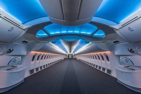 Боинг 787 дримлайнер салон