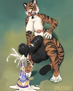 gimmemysmokes, hi res, animal genitalia, animal penis, anthro, big flare, b...