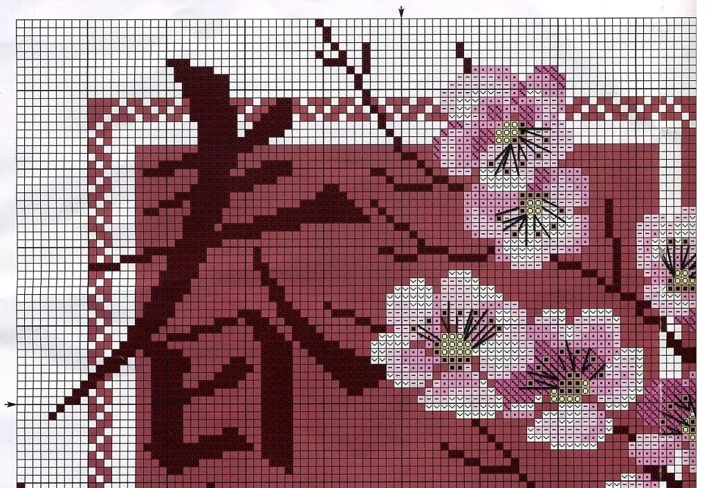 риолис ветка яблони. цветущее дерево вышивка. сакура вышивка. вышивка крестом схемы сакура. вышивка крестом сакура.