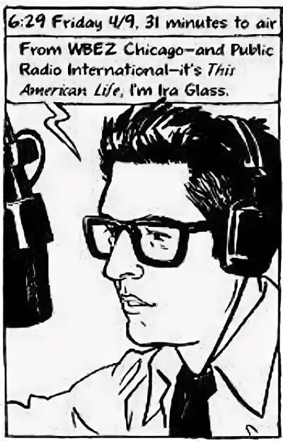 Айра Гласс. Чак новые очки. Ira Glass. She listens to the radio