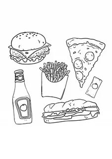 Изображение: Картинки раскраски продуктов (Много фото!) - artshots.ru