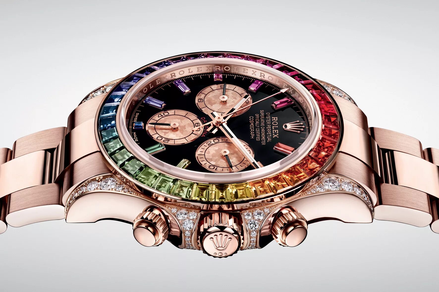 Часов rolex daytona. Rolex Cosmograph Daytona Rainbow. Rolex Cosmograph Daytona. Rolex Daytona Rainbow Everose Gold. Oyster Perpetual Cosmograph Daytona.