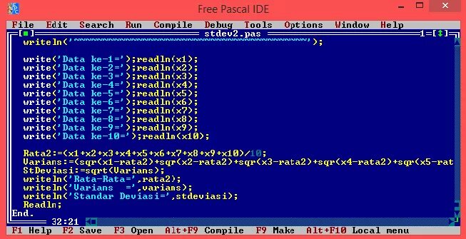 Pascal n-ide. Pascal n-ide g=constant=10. Паскаль n 3