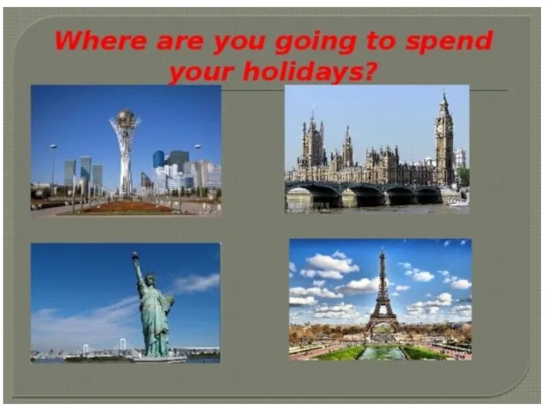 Where to spend the Holiday.. Planning a Holiday presentation. Where to spend a Holiday.presentation. Where do people like to spend Holidays in Wales. Where do you spend your holidays