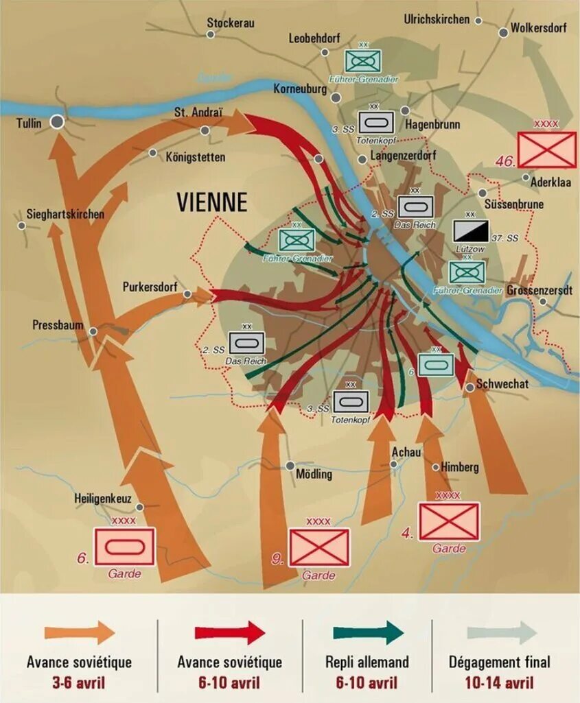 Битва за вену. Оборона вены. Вена оборона карта. Карта битва за Вену.