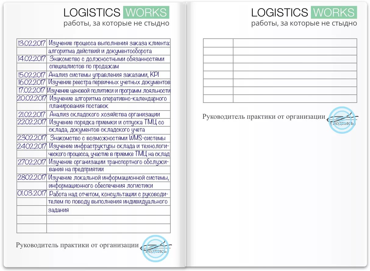 Знакомство с организацией практика. Дневник производственной практики образец заполнения логиста. Дневник по практике логистика на складе. Дневник практиканта по производственной практике логиста. Дневник преддипломной практики логист.