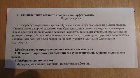 Ягода предложение с этим словом 2
