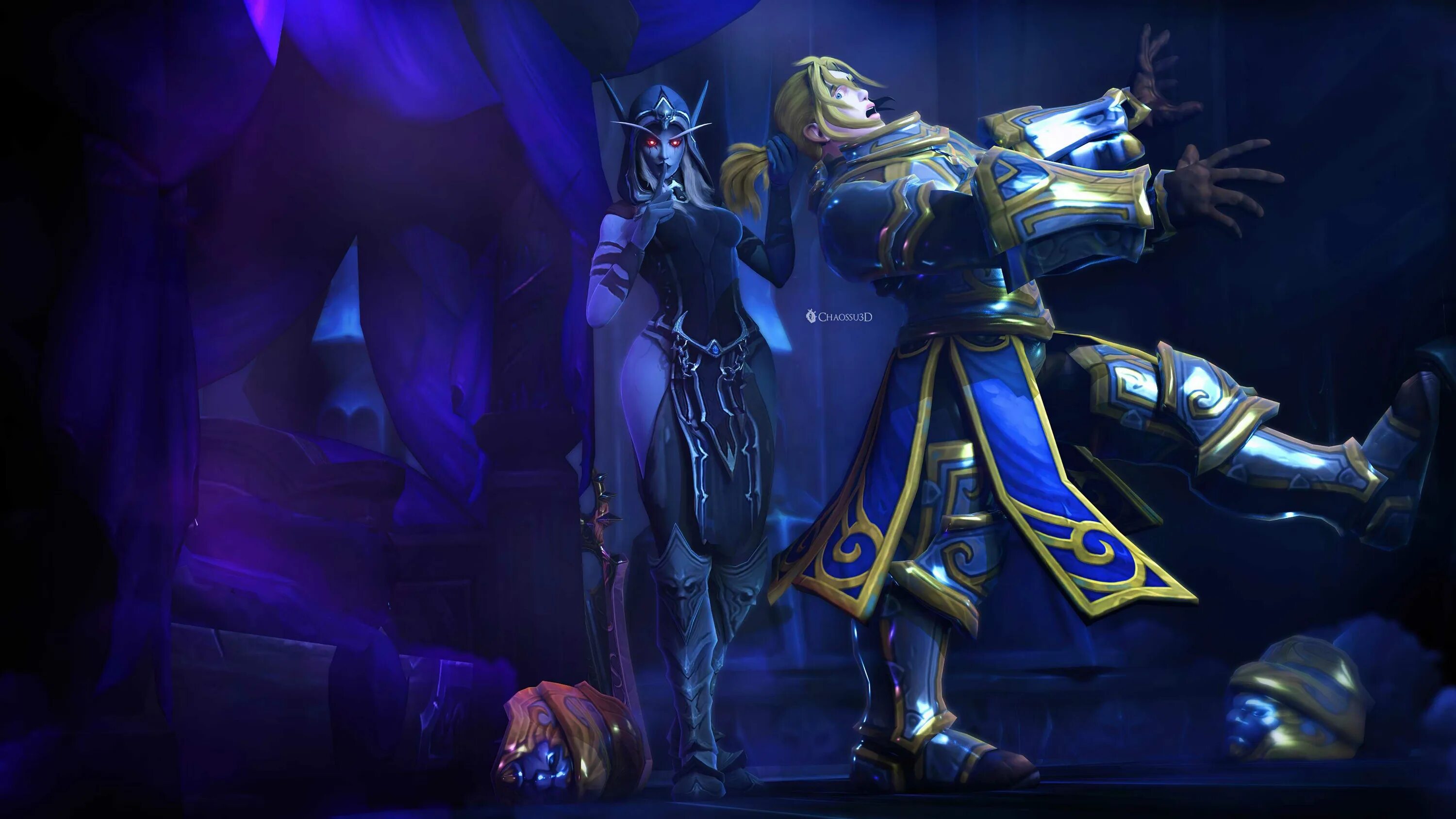 Azeroth blue is better. Сильвана и Андуин любовь. Андуин Ринн и Сильвана. Сильвана x Андуин. Сильвана и Андуин 18.