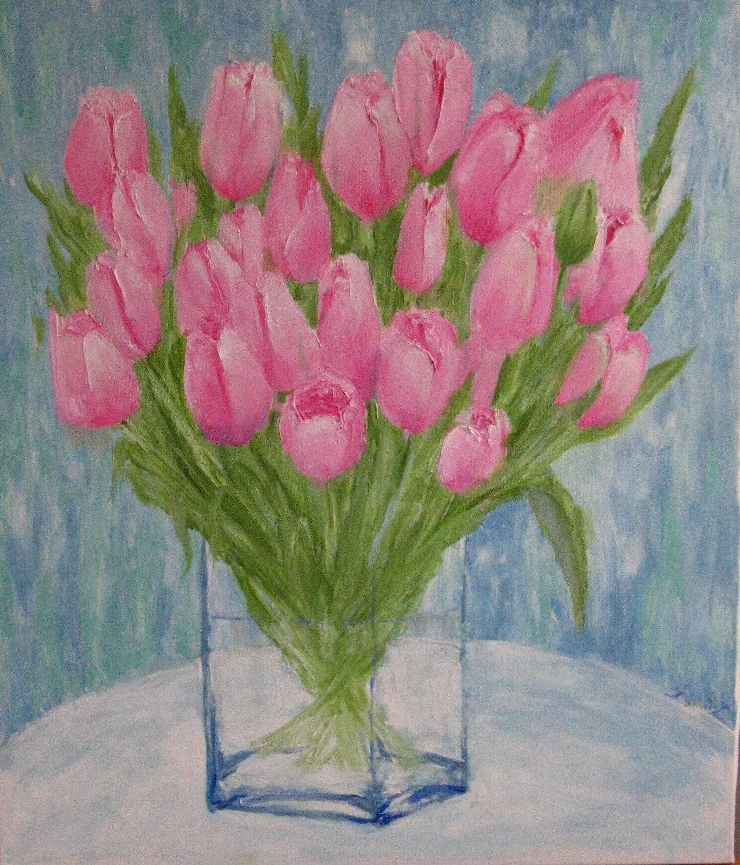Тюльпаны в вазе. Рисование букет тюльпанов. Рисование весенний букет. Тюльпаны цветными карандашами. Весенний букет изо