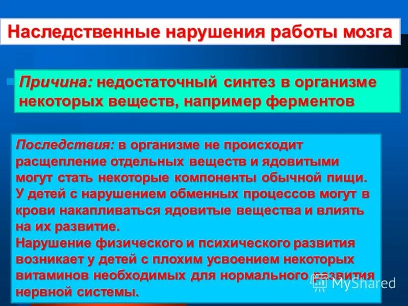 Возникает в результате нарушения деятельности