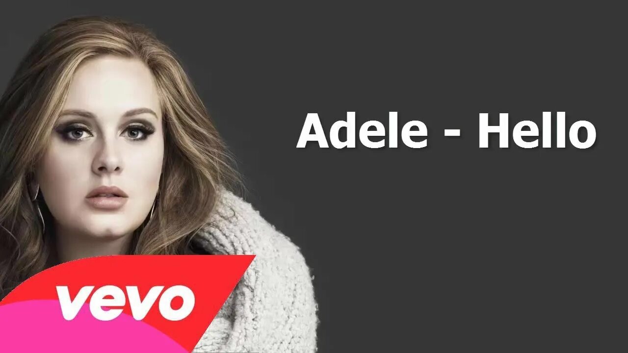 See your hello. Adele hello обложка.