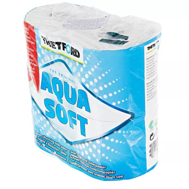 Растворяющаяся туалетная бумага. Thetford туалетная бумага aqua soft. thetford туалетная бумага aqua soft 4 рулона. туалетная бумага для биотуалета thetford aqua soft. туалетная бумага для биотуалетов aqua soft (4 рулона).
