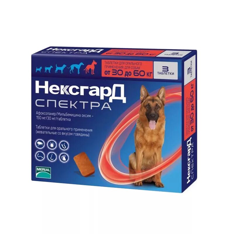 Препараты от блох. Нексгард для собак 30-60. нексгард таблетки для собак. фронтлайн нексгард для собак. нексгард спектра таблетки от блох и клещей xl собаки 30 – 60 кг для собак.