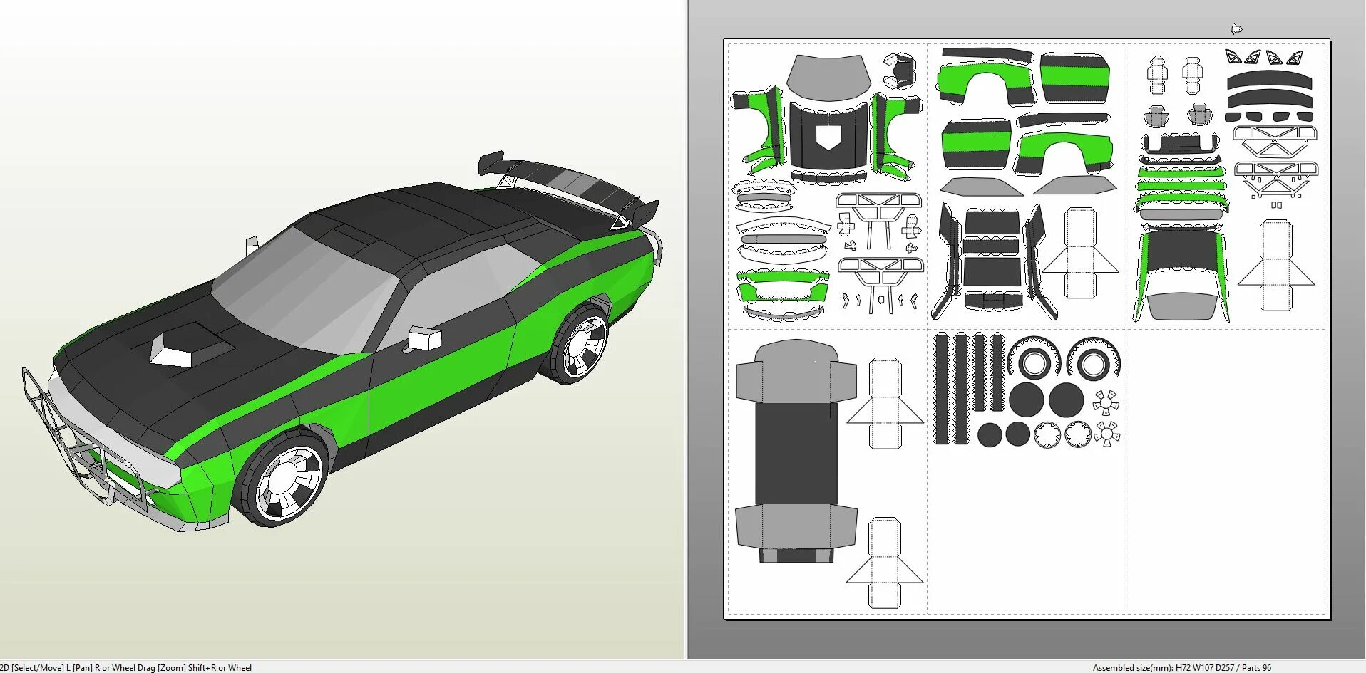 Гайд по сборке машины. Развёртка машины Додж Челленджер. Развертка Форд Мустанг. Papercraft развёртки dodge Charger. Развёртка Додж Челленджер.
