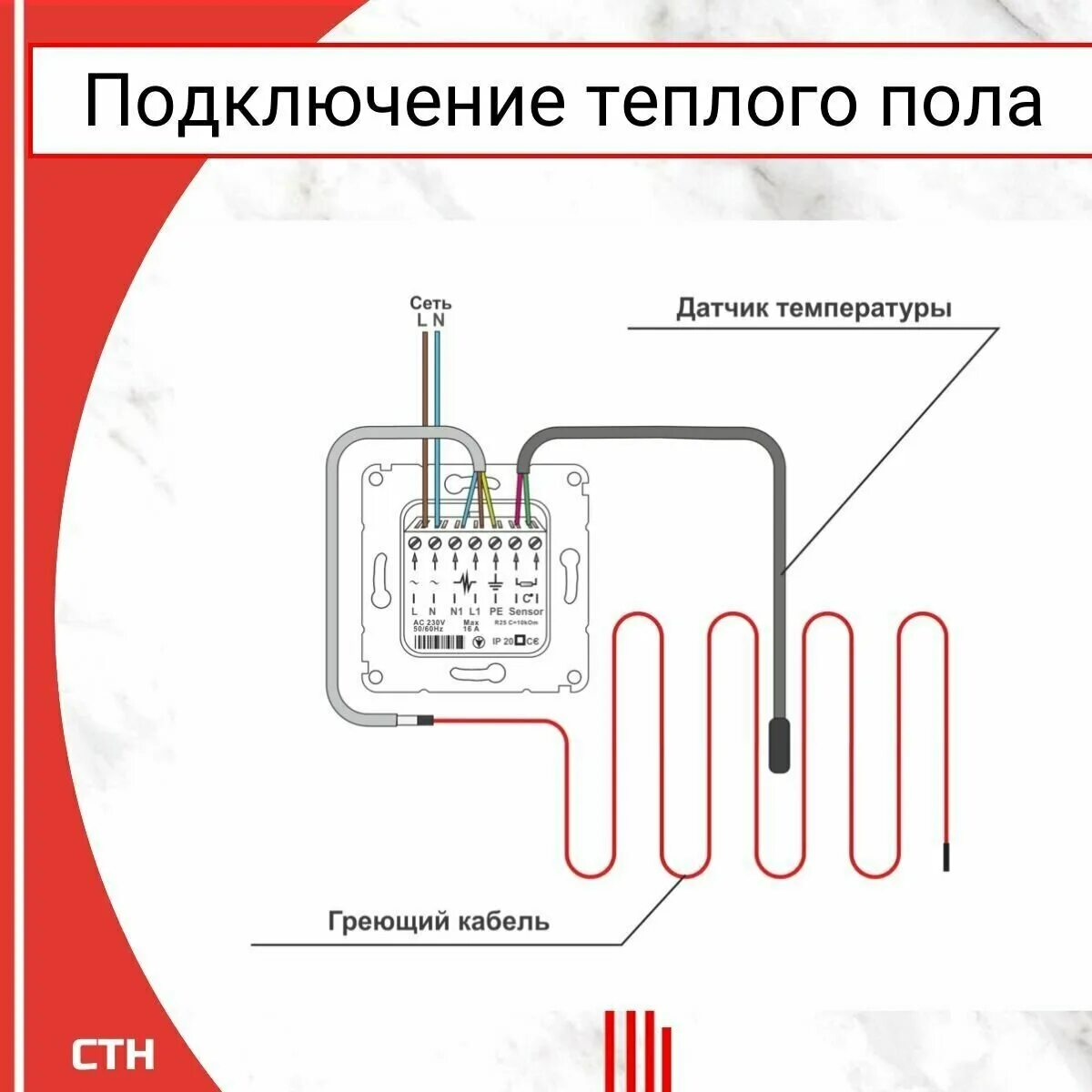Управление теплым полом