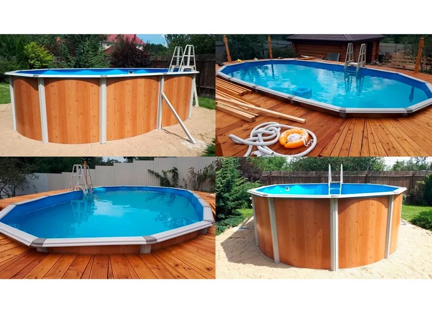 Atlantic pool. Каркасные бассейны эсприт биг. эсприт биг 7.3х3.7х1.35. бассейн эсприт биг 10х5.5х1.35. каркасный бассейн &quot;atlantic pool&quot; esprit big.