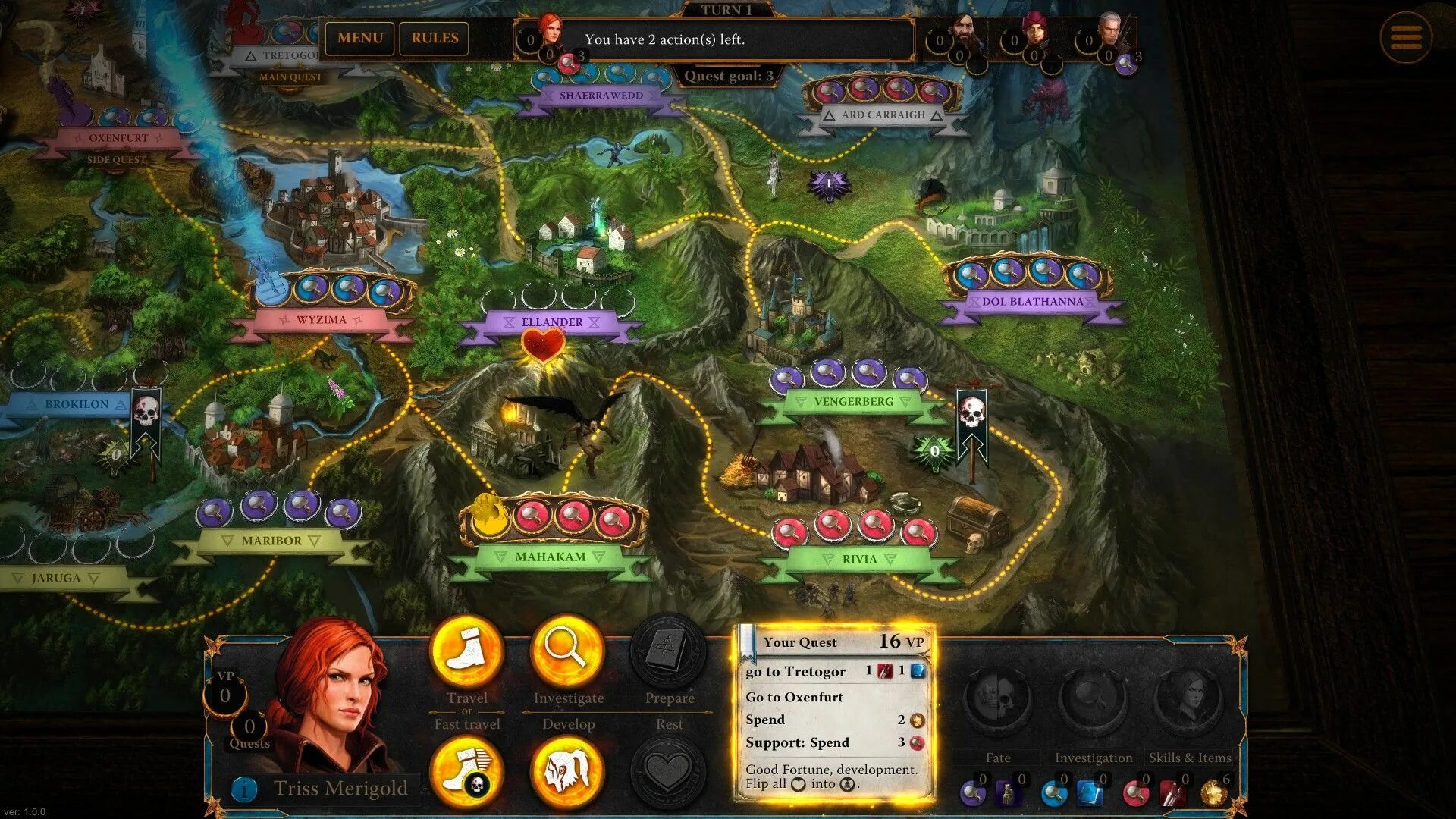 The witcher adventure game