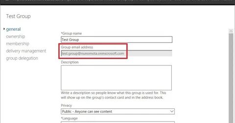 Change email address