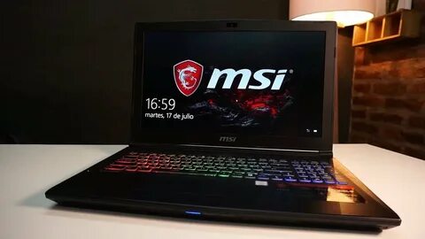 Фото ноутбука msi