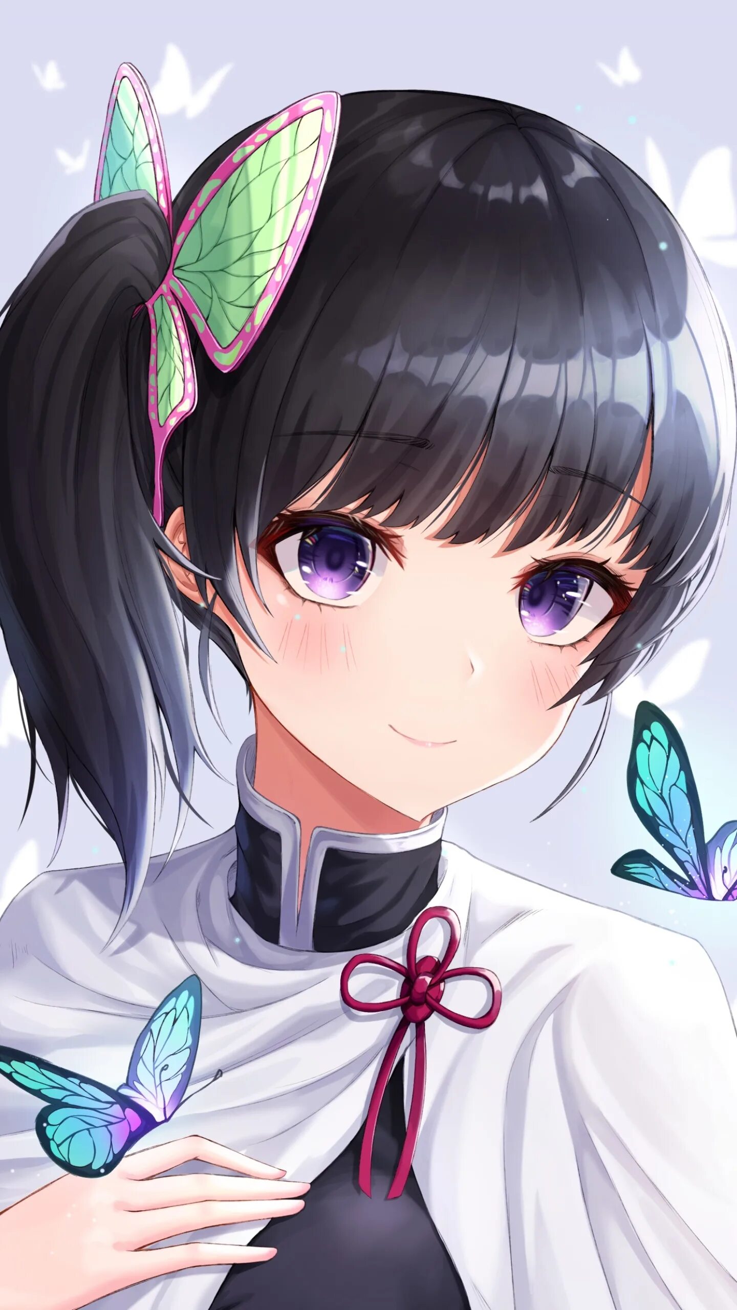 Аниме клинок рассекающий демонов кочо. Клинок рассекающий демонов шинобу кочо. Шинобу кочо арт. Кочо крд. Shinobu кочо.