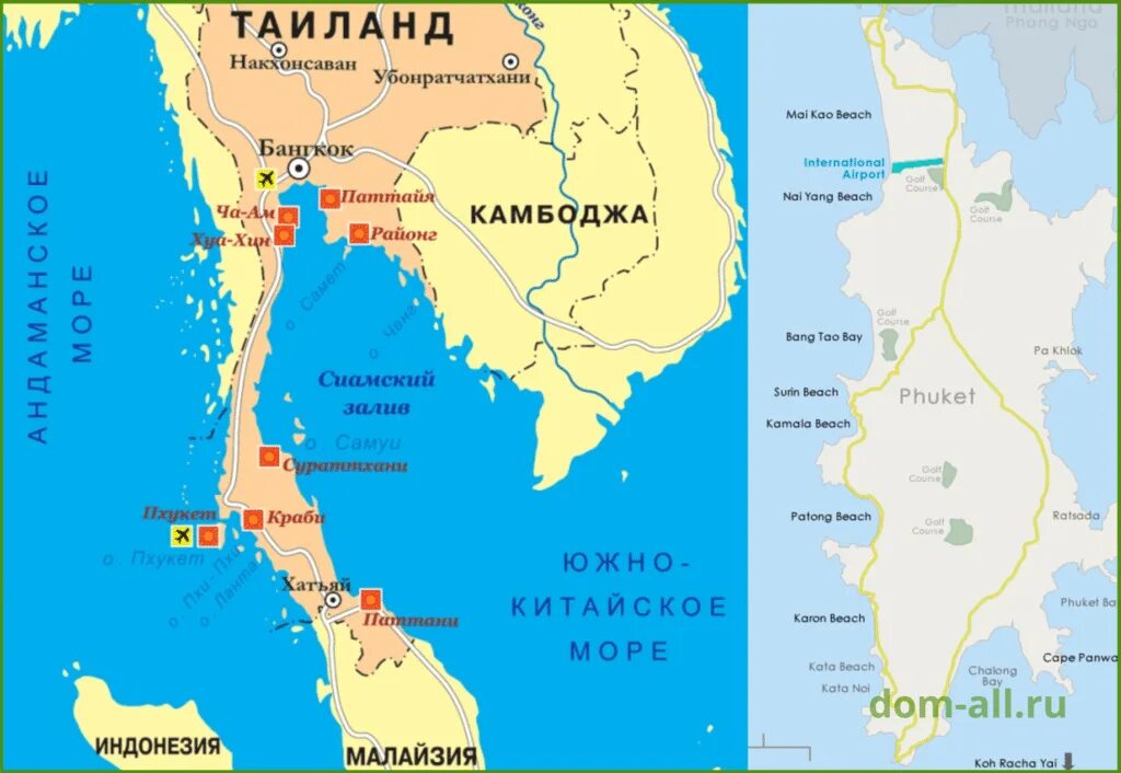 Карта тайланда на русском языке с городами. Тайланд карта Пхукета. Пхукет на карте Тайланда. Таиланд остров Пхукет на карте.