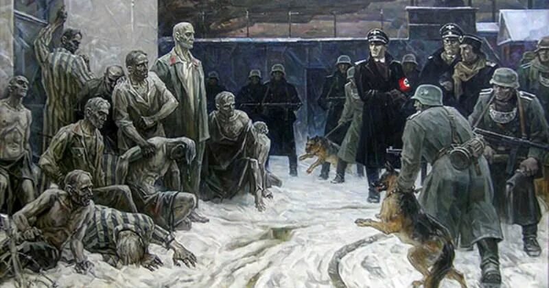 Генерала облили водой. Генерала облили водой. Карбышев. Памятник генералу д. Генерала облили водой.