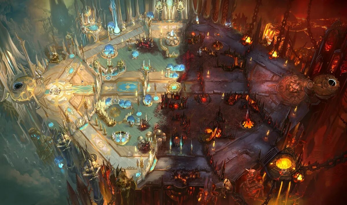 Diablo 3 heaven. Рай диабло 3. Диабло 3 архангел тираэль. Небеса диабло 3. Diablo 3 heaven.