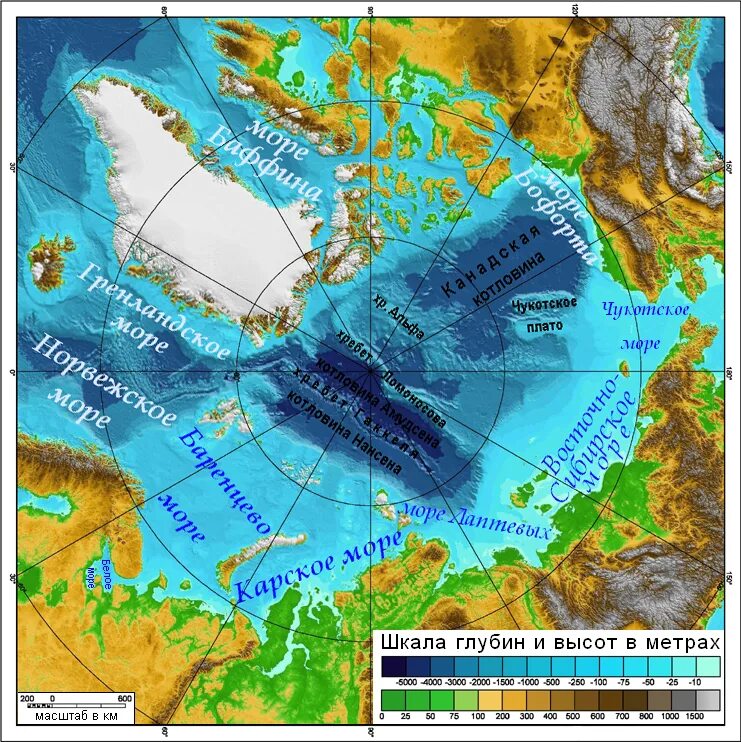 Северный ледовитый океан максимальная глубина. Хребты Ломоносова и Гаккеля. Северный Ледовитый океан рельеф дна океана. Хребты Гаккеля Ломоносова и Менделеева. Рельеф дна Северного Ледовитого океана.