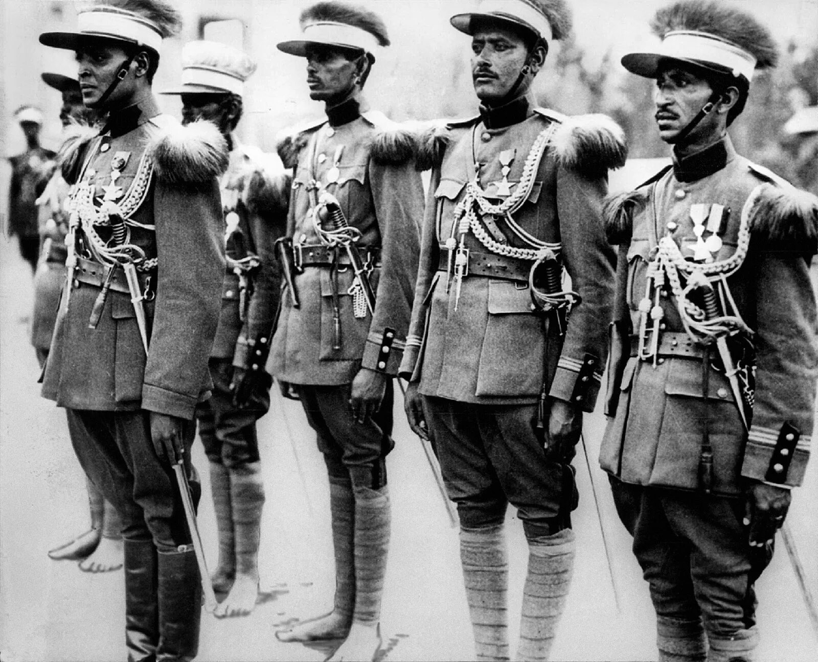 Монарх в эфиопии 5. Эфиопская армия в 1935.