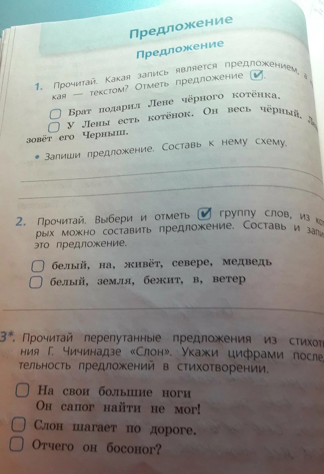 Какая запись является текстом 2 класс. Контрольная работа русский язык горка. Схема предложения брат подарил Лене черного котенка. Проверочная работа по русскому языку 2 класс. Что является предложением 2 класс