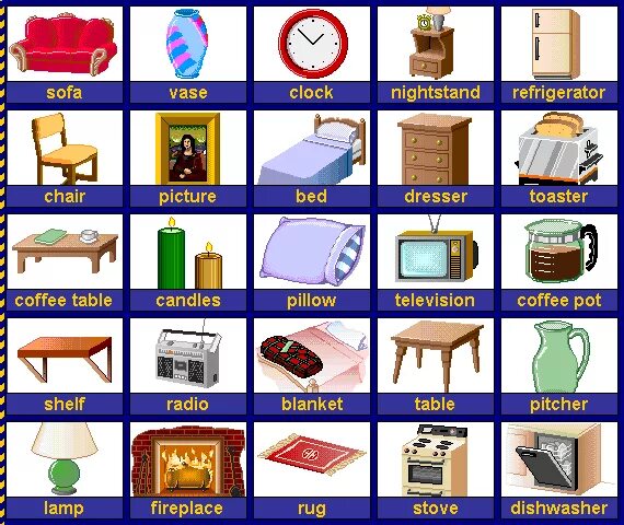 Мебель дома на английском. Предметы мебели на английском. Предметы мебели по английскому языку. Мебель на английском языке для детей. Слова мебели на английском языке.