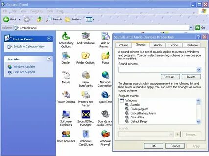 Xp sound